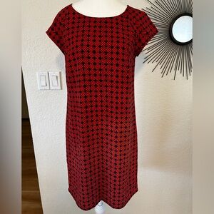 Merona Red Geometric Dress
